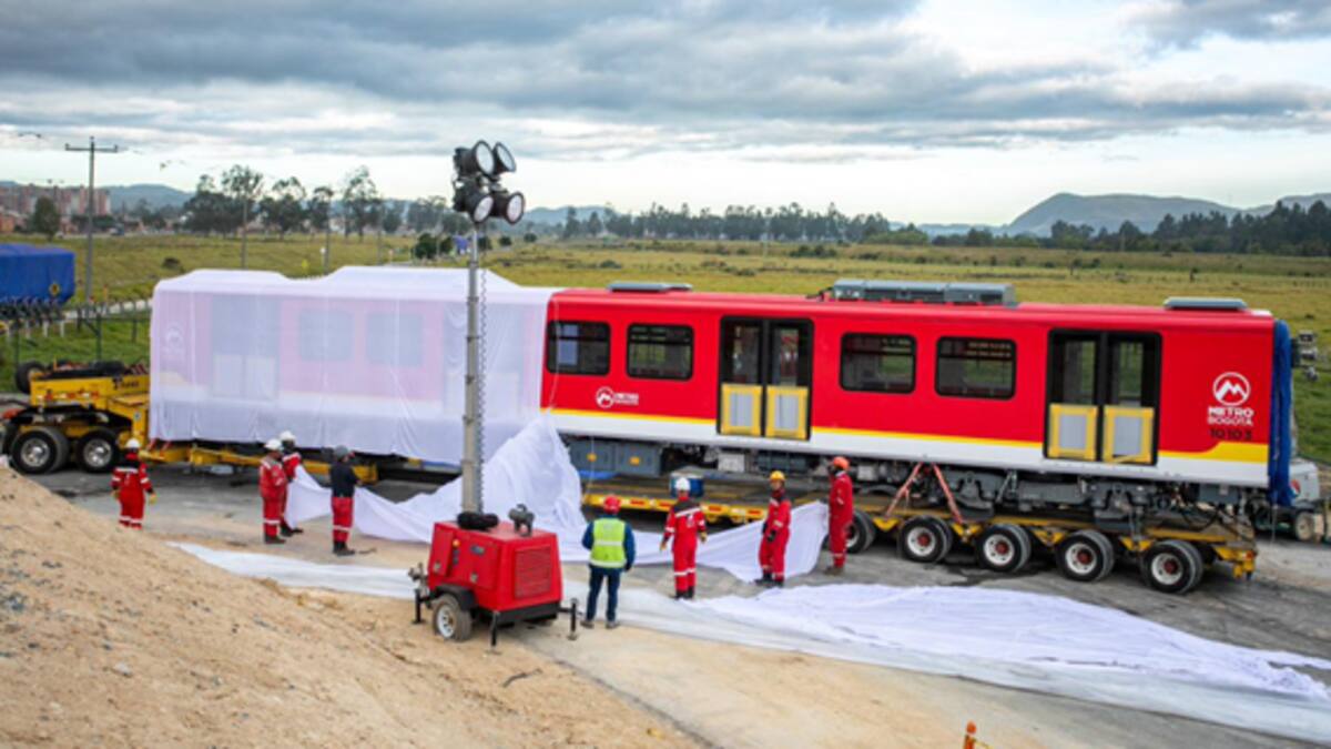 Así fue la movilización hacia Bogotá de los primeros vagones del metro: La Previsora, figura clave