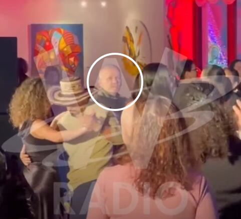 Carlos Ramón González, de parranda vallenata en Nicaragua. Foto: Captura de video