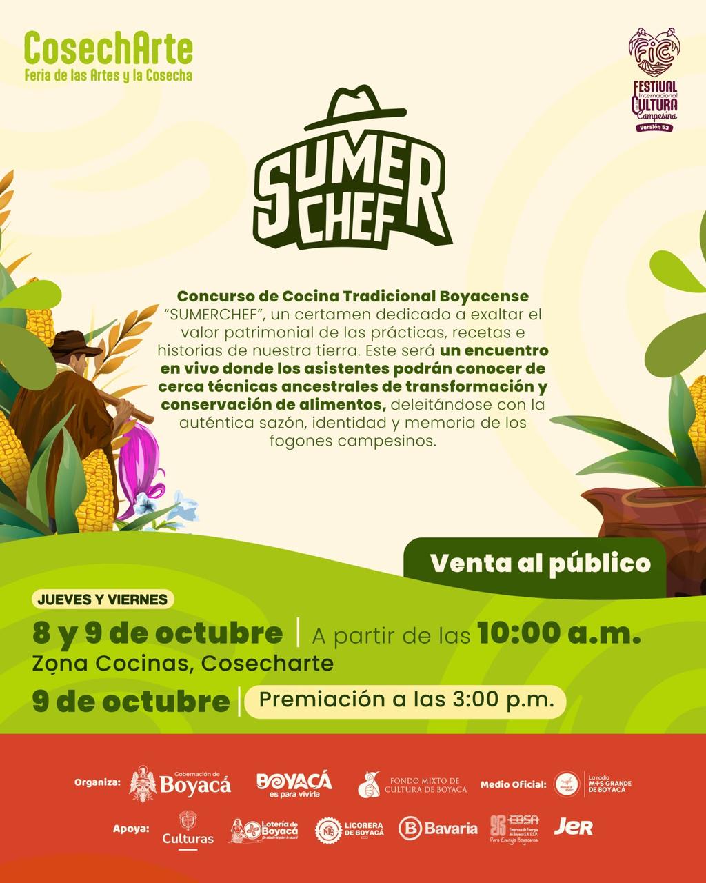 La cocina será presentada no solo como alimento, sino como una expresión de los municipios.