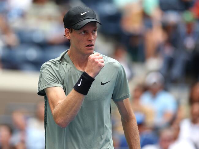 Jannick Sinner (Photo by Al Bello/Getty Images)