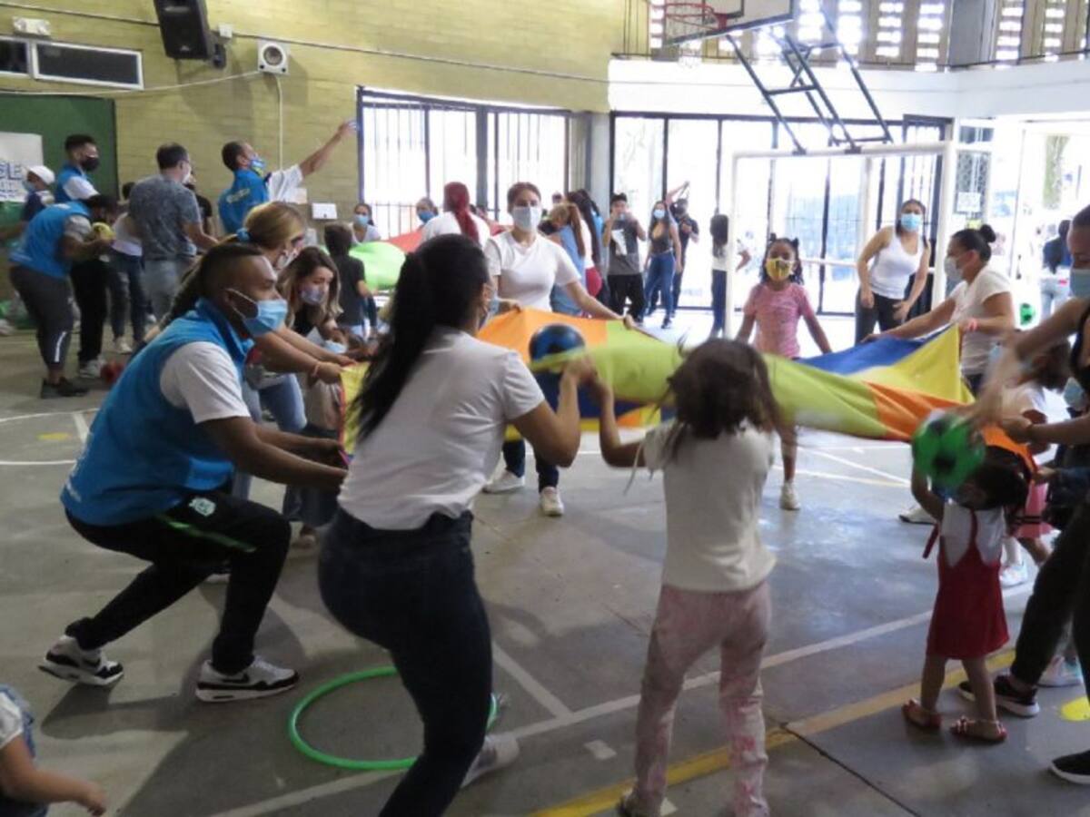 Menores de centro infantil de Buen Comienzo se volvieron a reunir