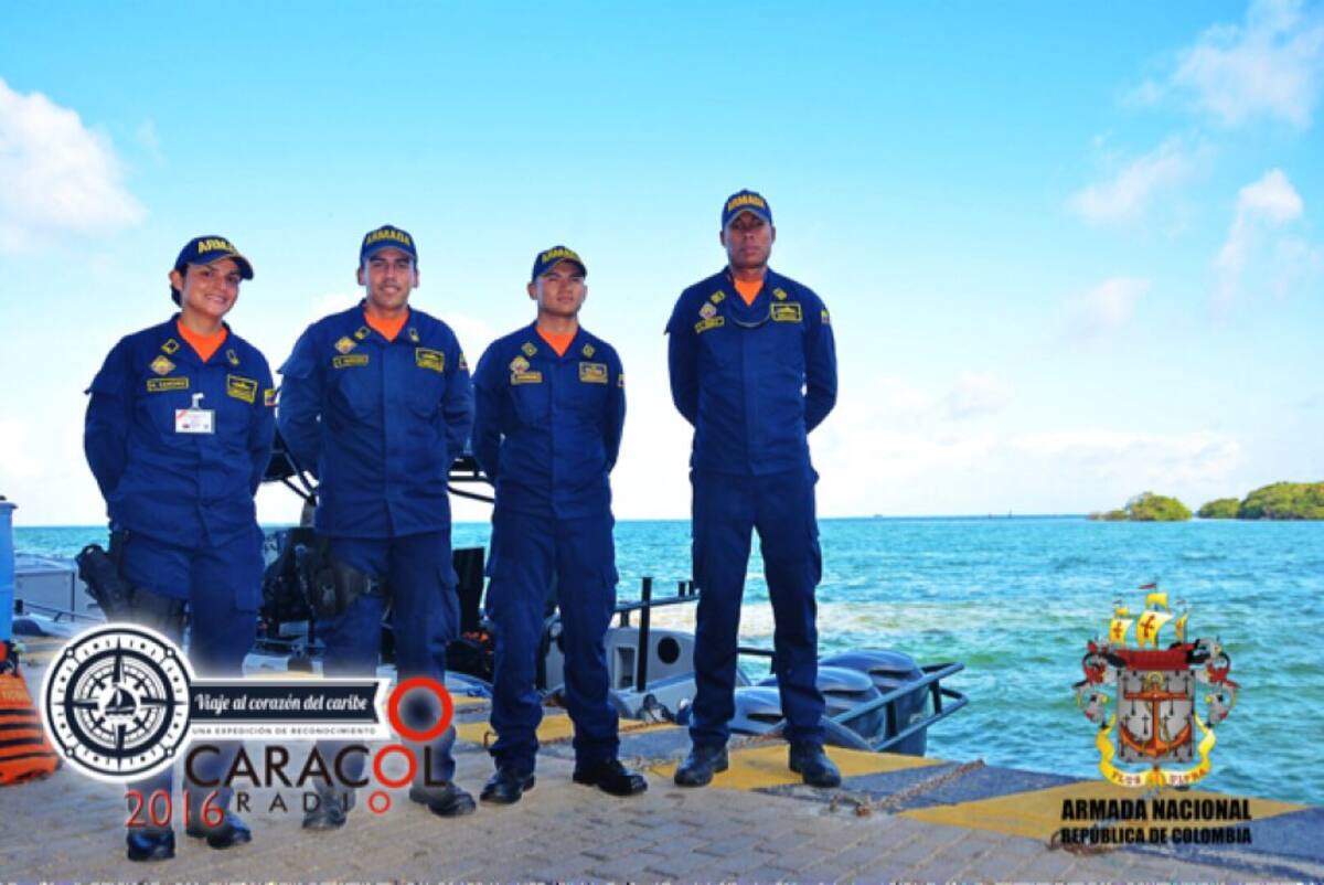 Armada Nacional acompañando y cuidando a los habitantes de la isla