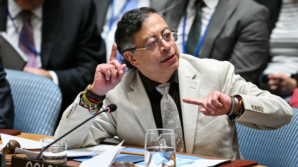 Colombia preside el Consejo de Seguridad de la ONU: Petro cuestiona apoyo de Trump a Abelardo