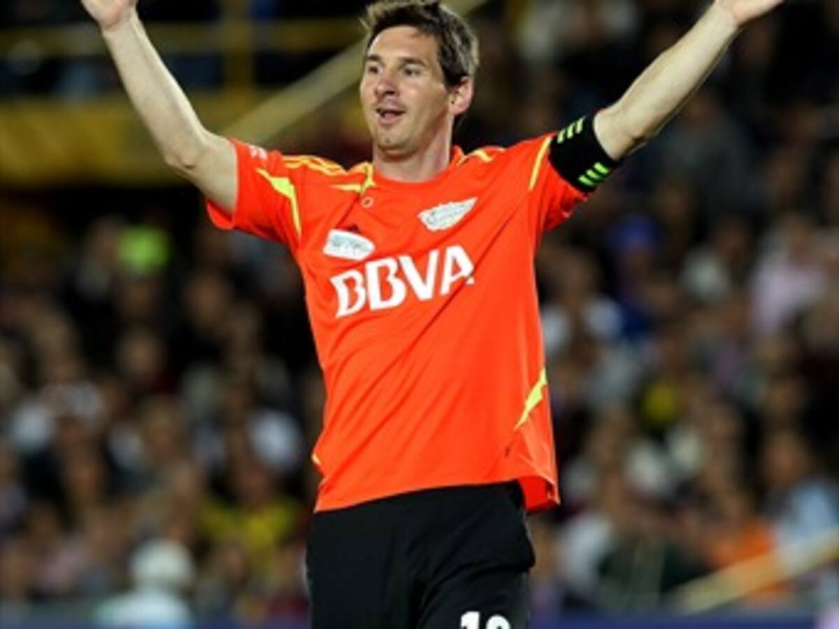 'Amigos de Messi' 6 ‘Resto del mundo’ 6, en juego de las estrellas en Bogotá