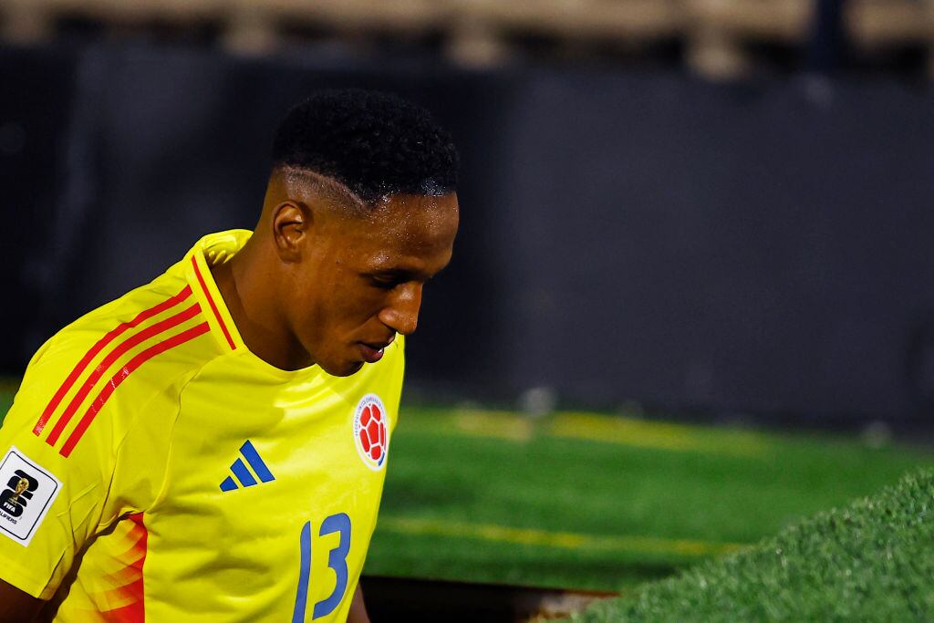 Yerry Mina con la selección Colombia - Getty Images