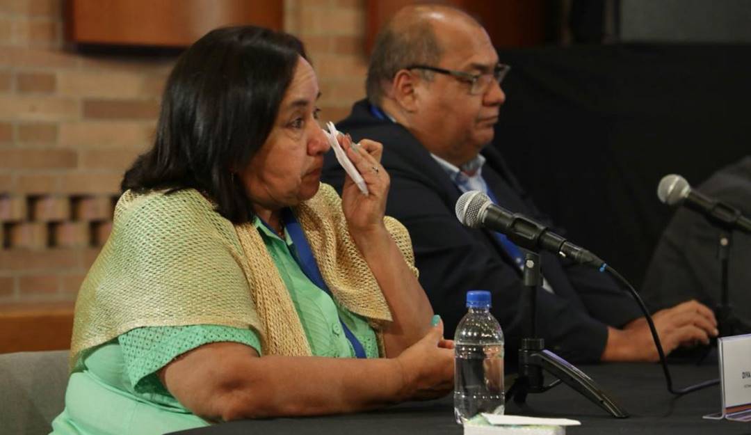 Víctimas exigen verdad a exsecretariado de las extintas FARC - FOTO JEP