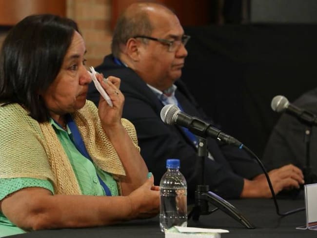 Víctimas exigen verdad a exsecretariado de las extintas FARC - FOTO JEP