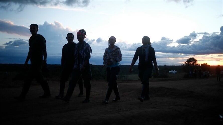 Guerrilleros durante la Décima Conferencia Nacional. Foto: Colprensa/Juan Páez