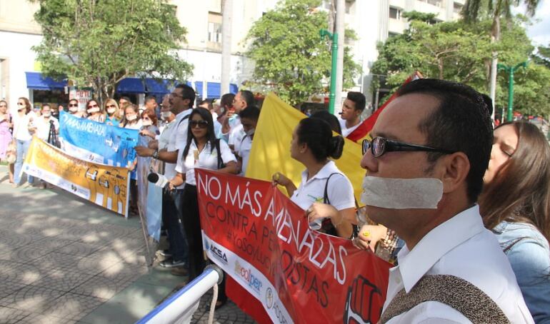 Periodistas asesinados, marchas. 
