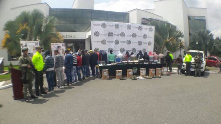 Desarticulada la banda encargada del tráfico del 70% de la cocaína en Quindío