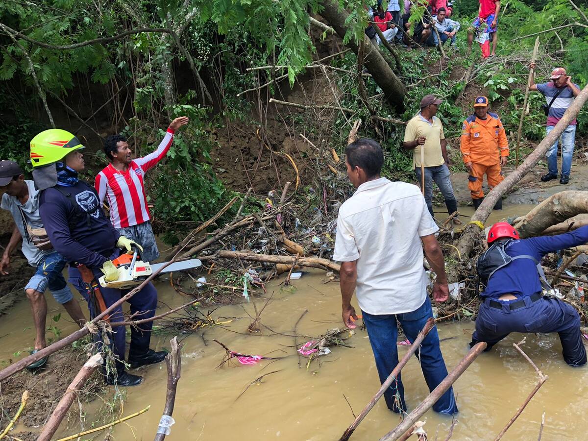 En el Magdalena una mujer embarazada murió al ser arrastrada por un arroyo