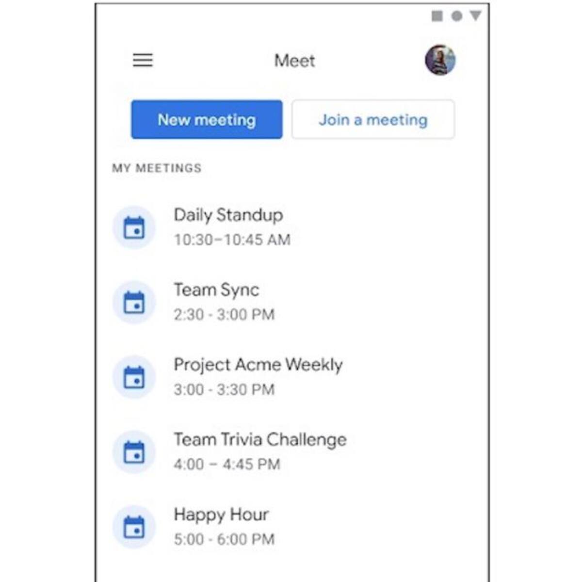 Google Meet se integra en Gmail para Android