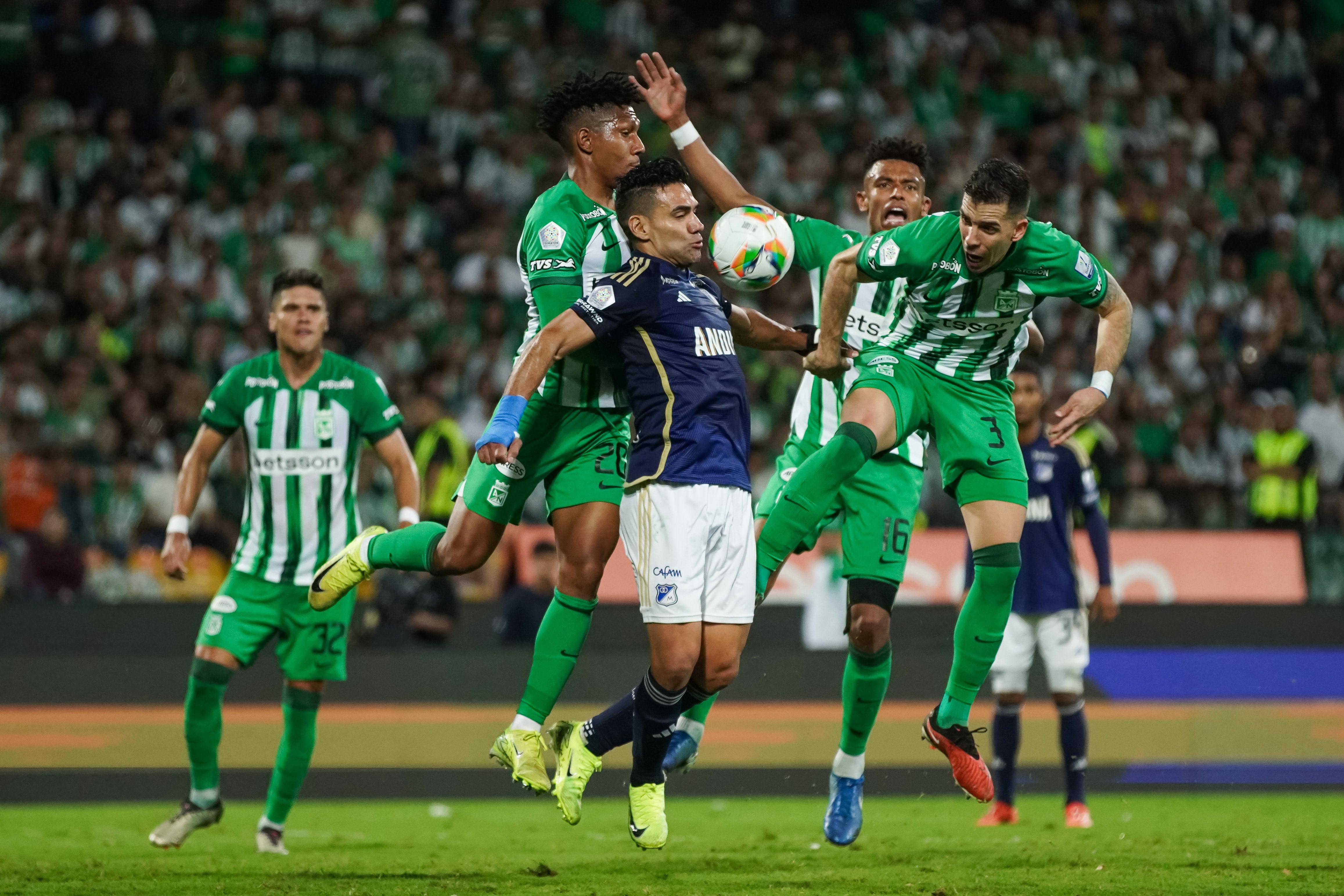 Nacional y Millonarios vuelven a enfrentarse en unos cuadrangulares finales, como en el semestre pasado / Colprensa