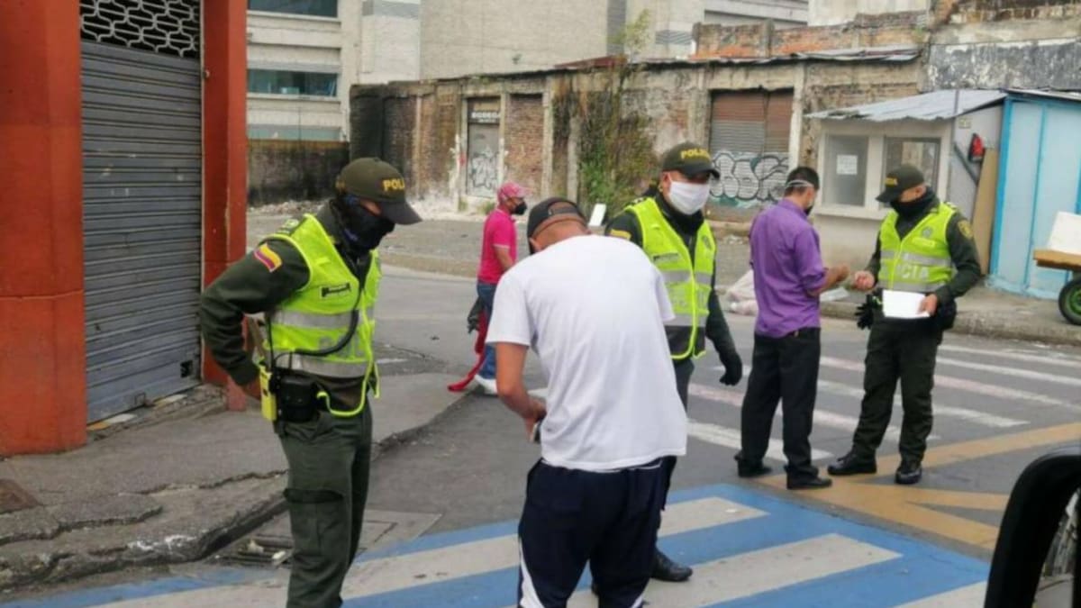 En Pereira se imponen 150 comparendos diarios por incumplir la cuarentena