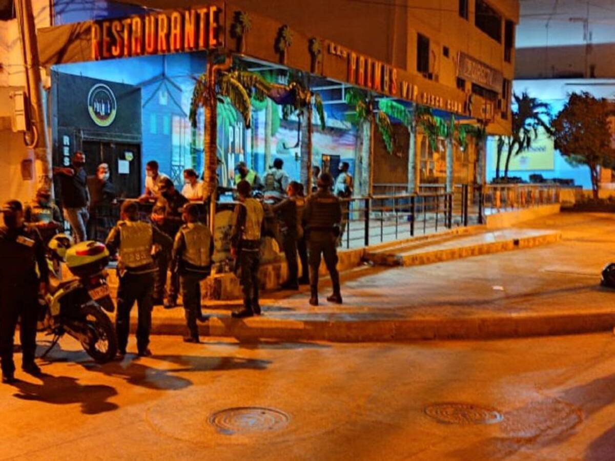 Por incumplir medidas cierran cuatro establecimientos en Cartagena