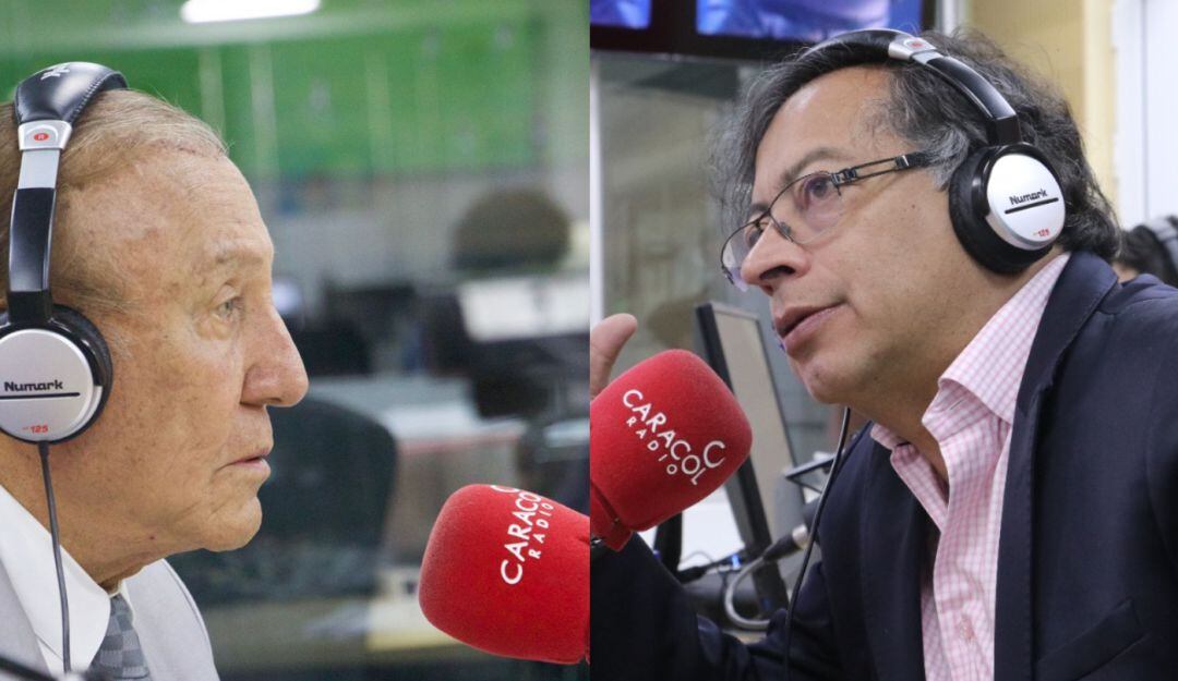 Rodolfo Hernández y Gustavo Petro