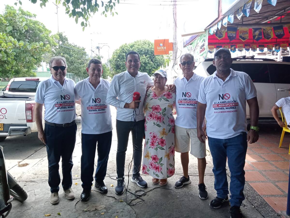 Vecinos del barrio Crespo se oponen a ampliación del aeropuerto Rafael Núñez de Cartagena