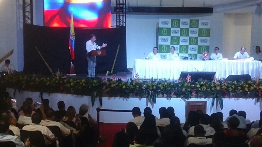 Juan Manuel Santos . Foto: W Radio.