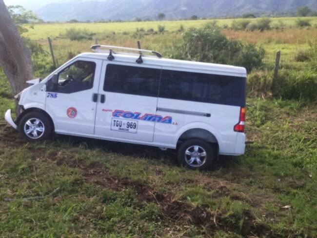 Tres heridos deja accidente de tránsito en el Tolima