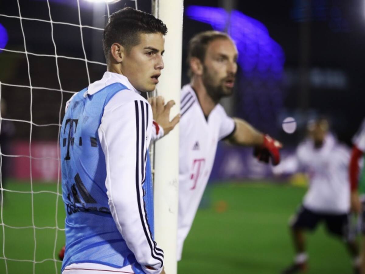 James Rodríguez jugó 45 minutos en el partido amistoso ante Al-Ahli