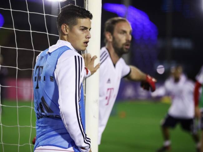 James Rodríguez jugó 45 minutos en el partido amistoso ante Al-Ahli