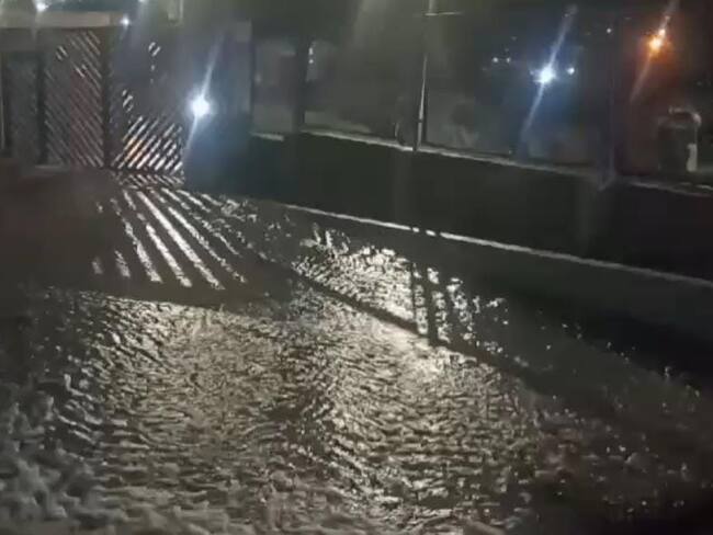 Intensas lluvias en Cúcuta y el área metropolitana / Foto: Suministrada.