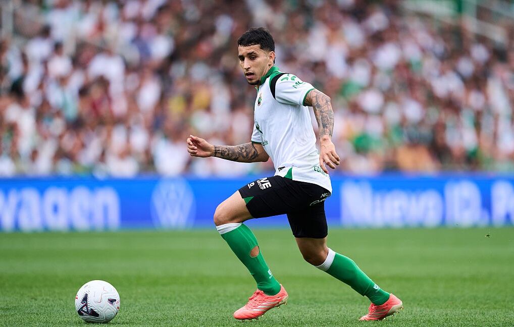Gustavo Puerta, jugador del Racing de Santander / Getty Images
