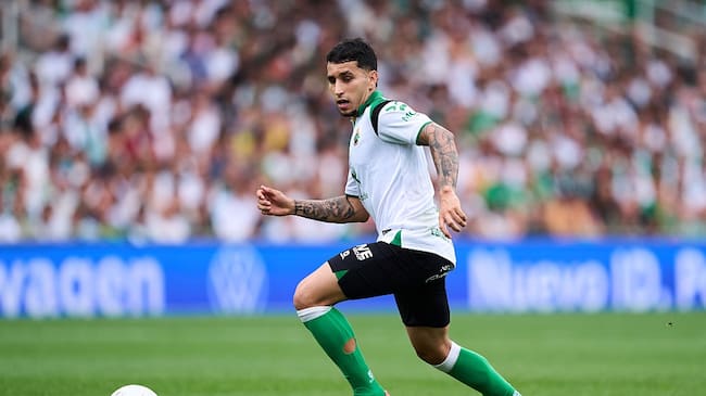 Gustavo Puerta, jugador del Racing de Santander / Getty Images