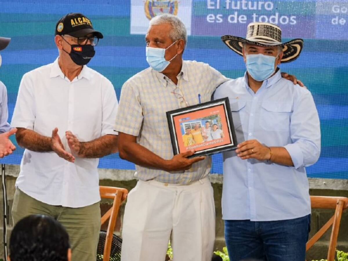 Presidente Duque entregó 1.800 viviendas mejoradas en Cartagena