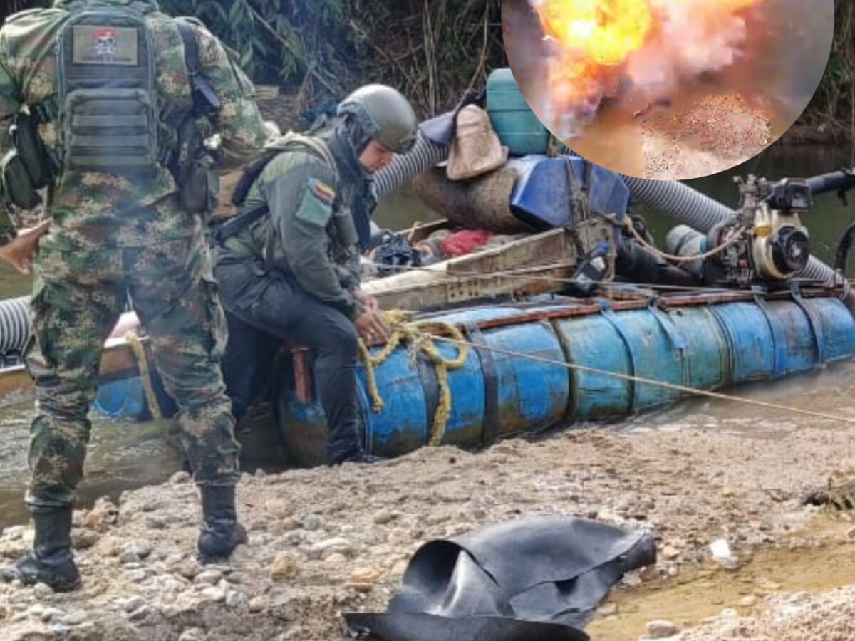 En Alejandría destruyeron unidades de minería ilegal que producían $2 mil millones al mes