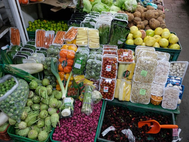 Mercado de alimentos en Paloquemao. Foto: Getty Images