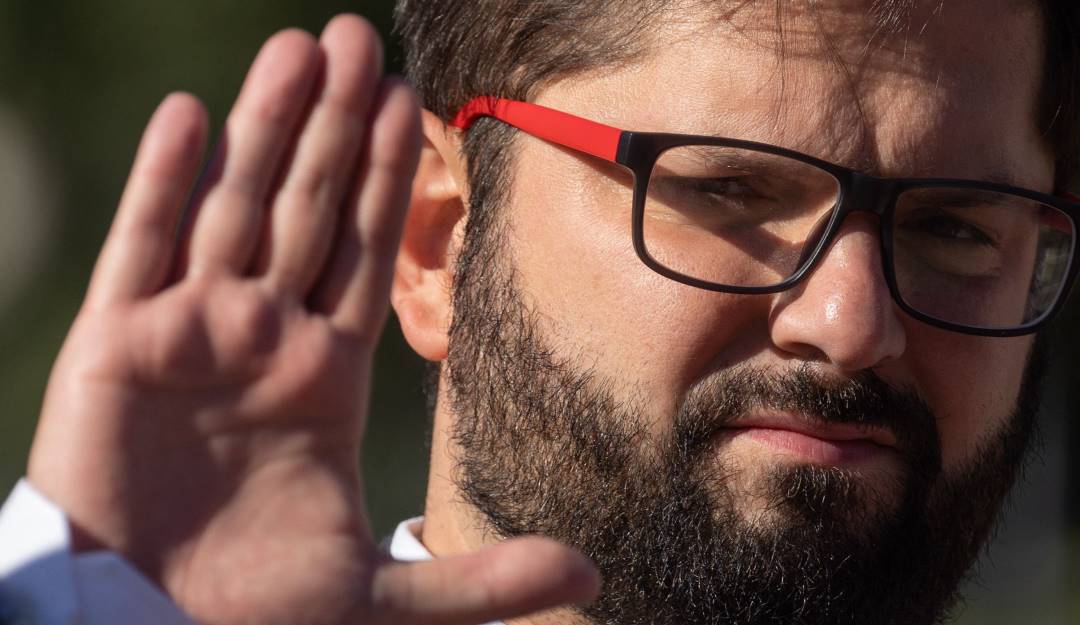 El presidente chileno, Gabriel Boric.                                    Foto: Getty 