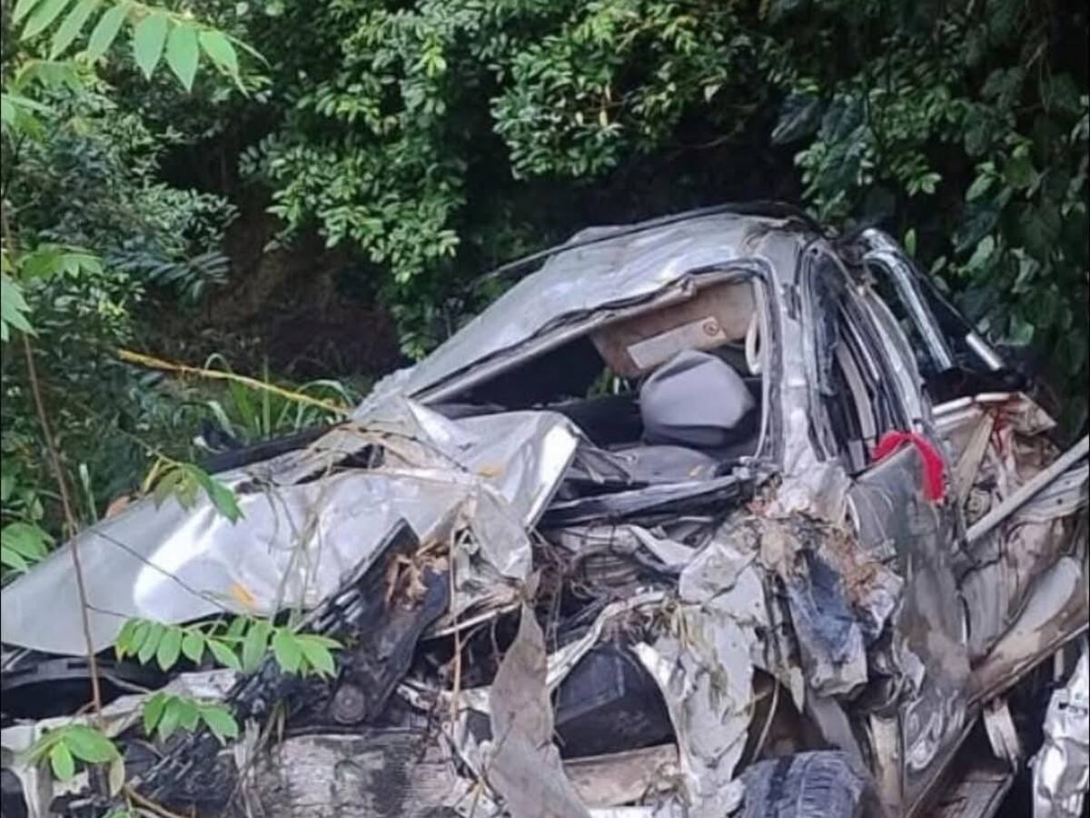 Accidente en la vía Neiva - Palermo deja dos personas muertas y tres más heridas.