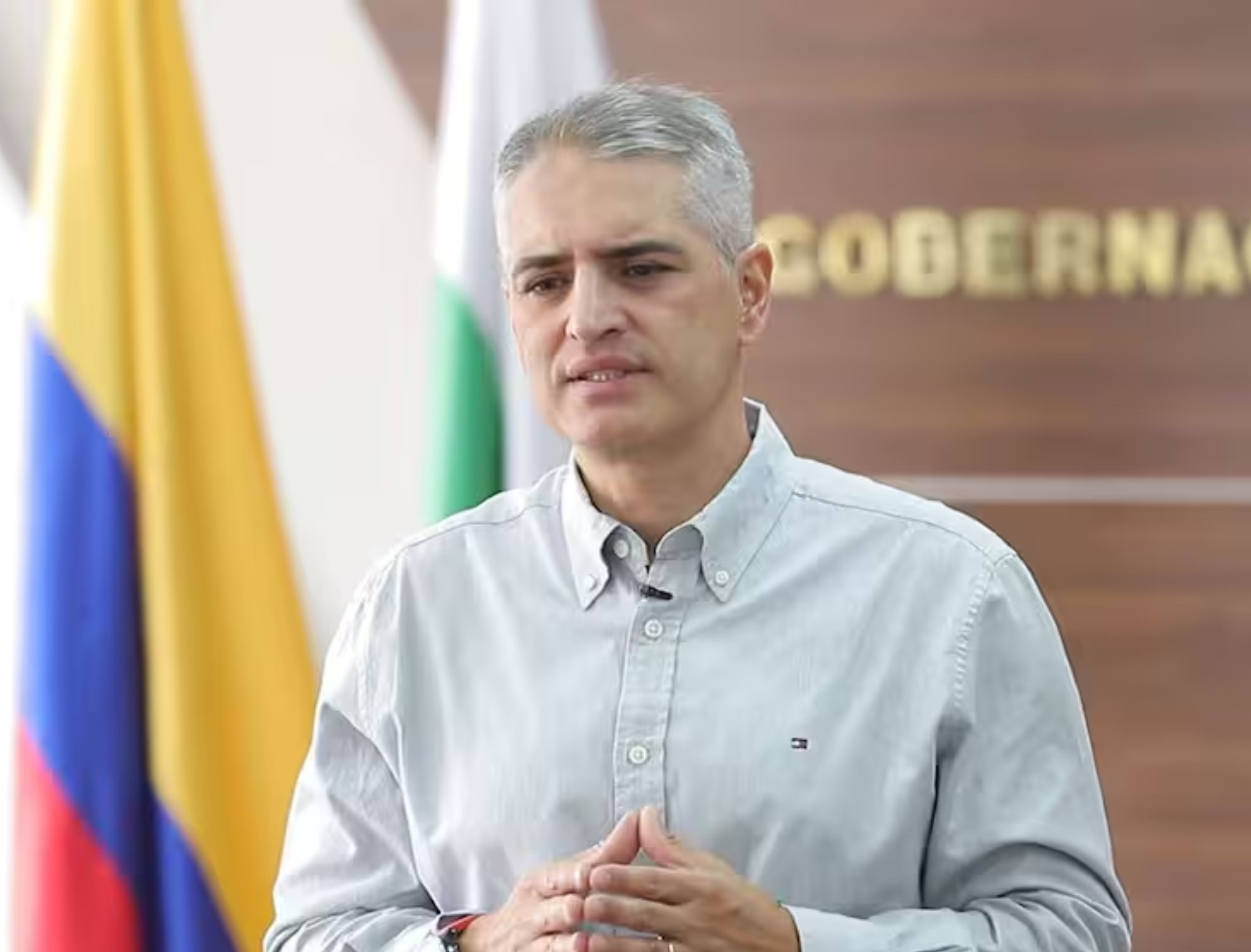 Gobernador de Antioquia, Andrés Julián Rendón. Foto: Gobernación de Antioquia.