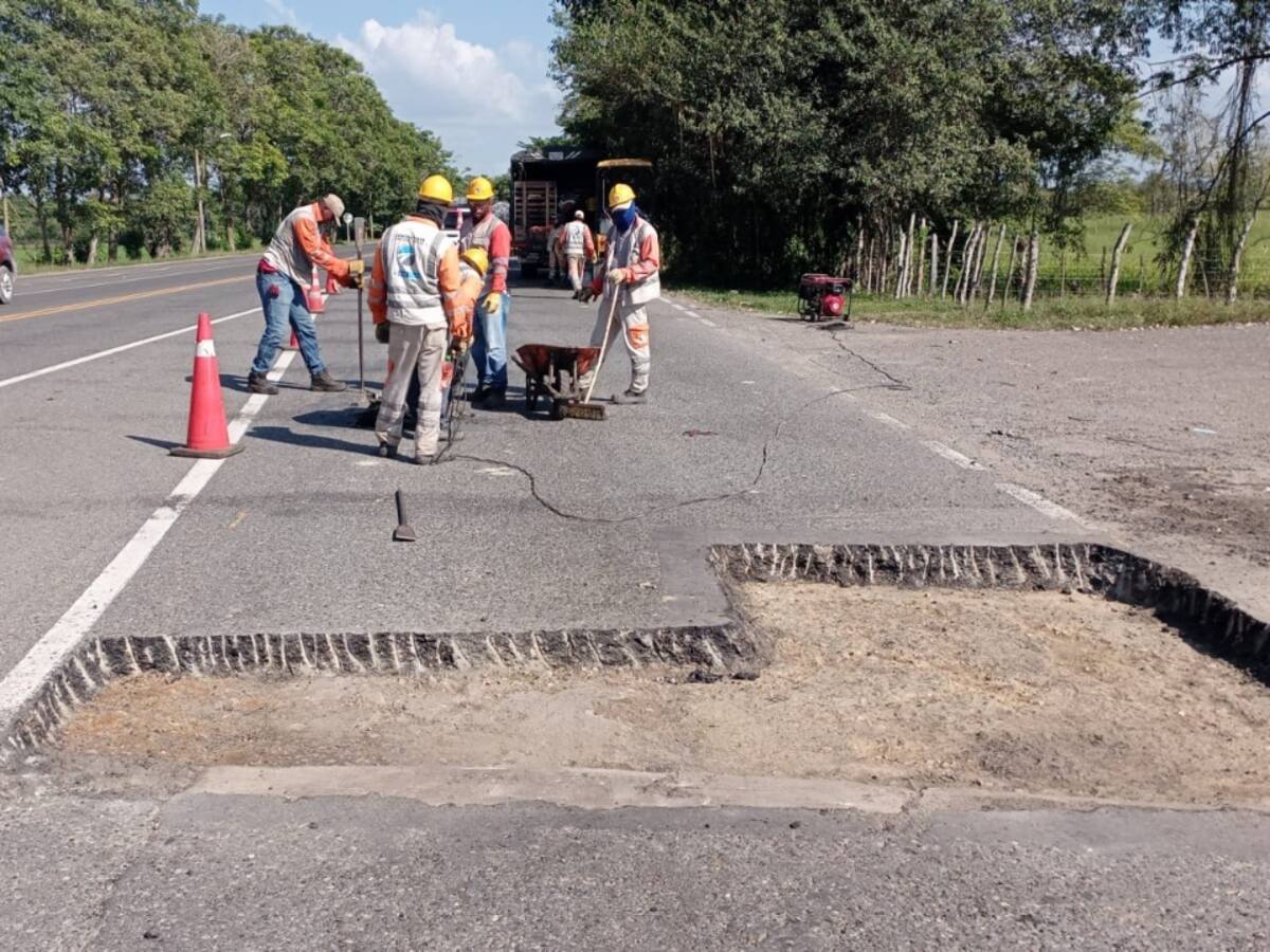 Autopistas del Caribe continúa mantenimiento en vía Cartagena- Barranquilla