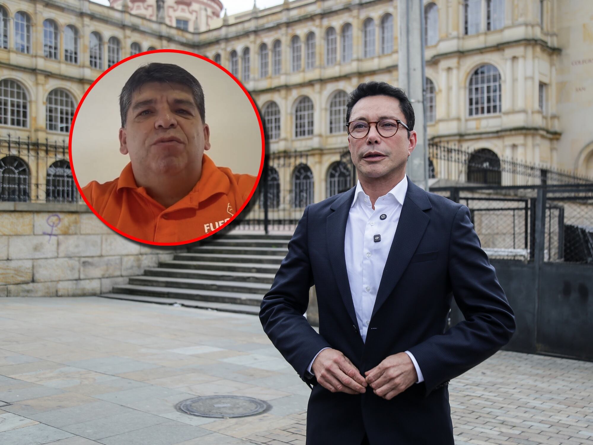 Nelson Javier Alarcón y Carlos Caicedo. Fotos: X y Colprensa.