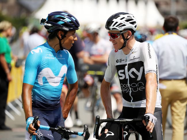 “Estar acompañando a Nairo en su despedida para mí es muy especial”: Chris Froome. (Photo by Chris Graythen/Getty Images)