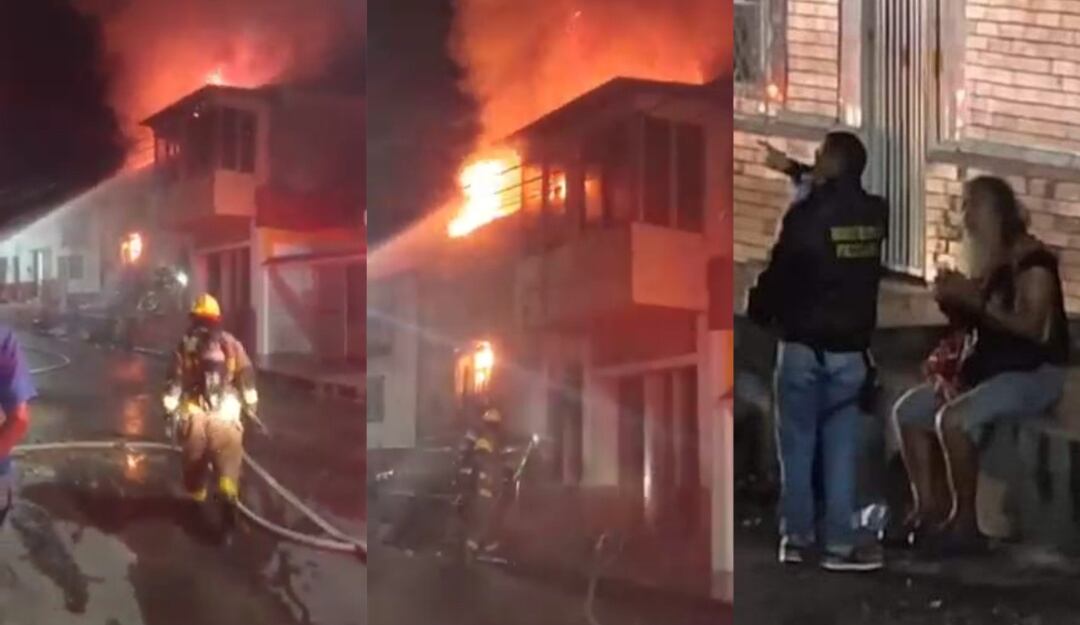 Incendio vivienda barrio El Contento de Cúcuta