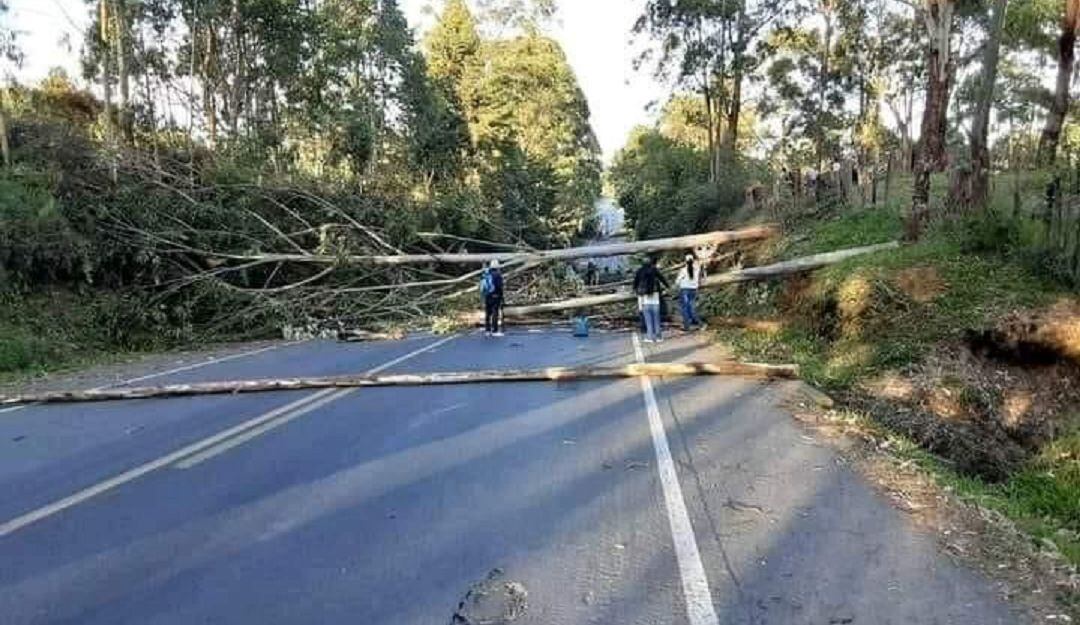 Campesinos bloquearan las vías que del municipio de Caloto conducen a otras poblaciones