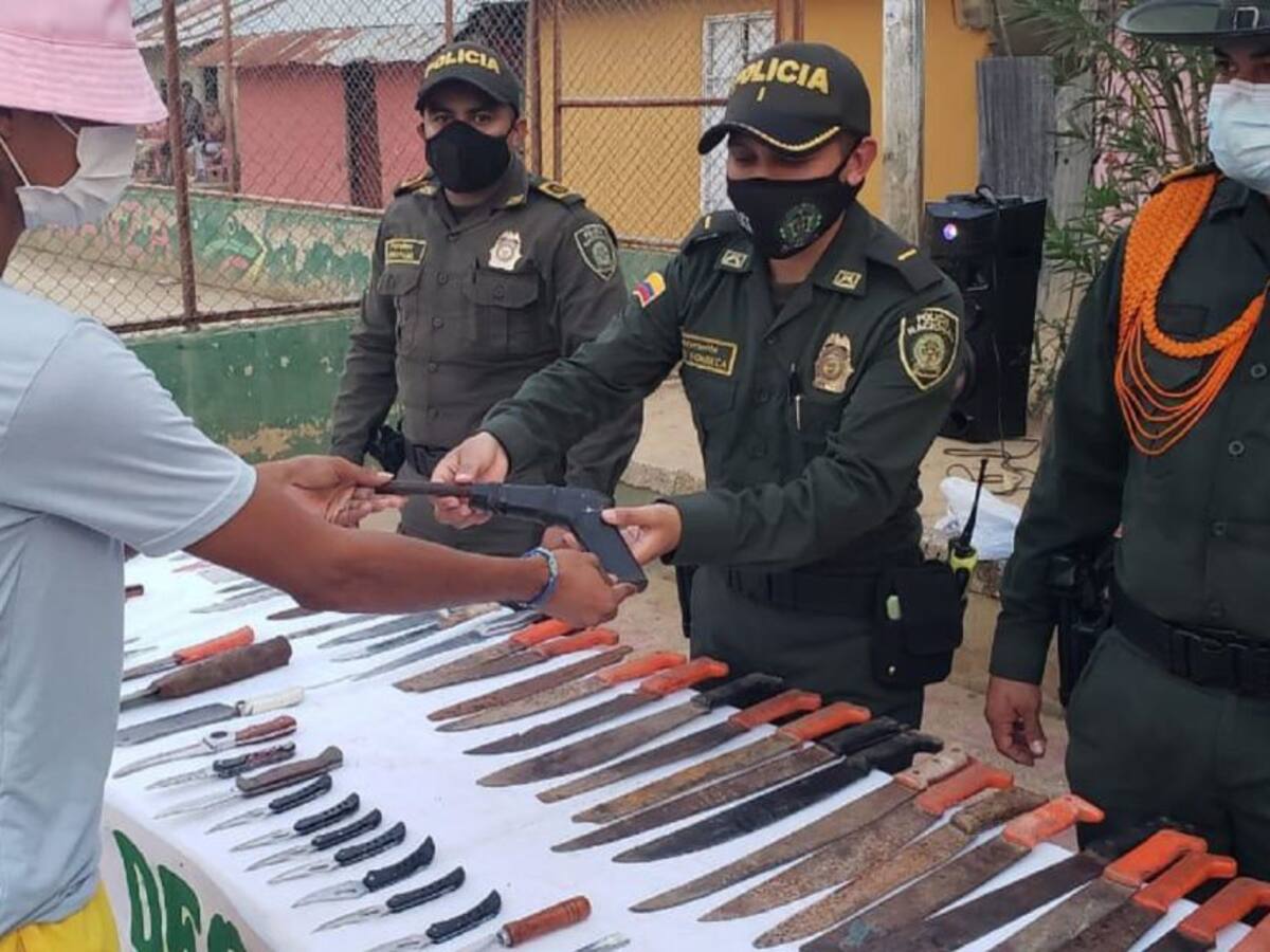 En Bolívar 176 armas fueron entregadas voluntariamente