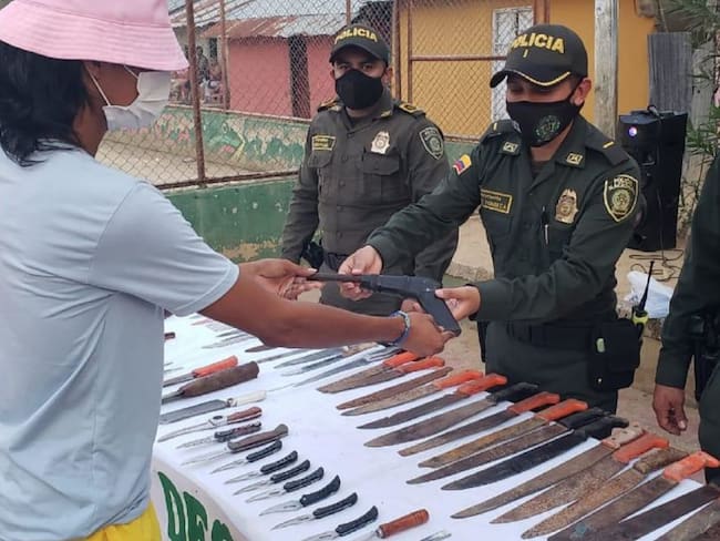 En Bolívar 176 armas fueron entregadas voluntariamente