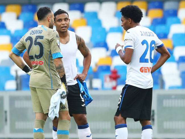 Napoli de Ospina goleó 4-1 al Atalanta de Zapata, Muriel y Mojica