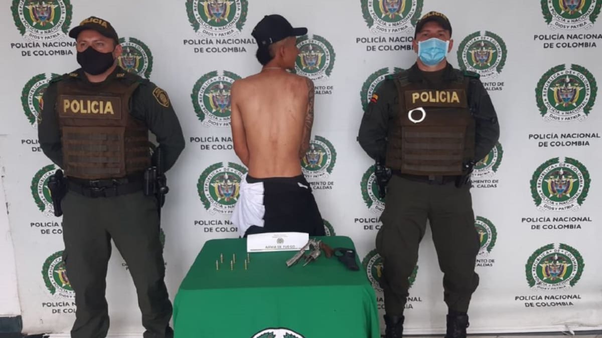 Detenido en Chinchiná por porte de armas y fuga de presos