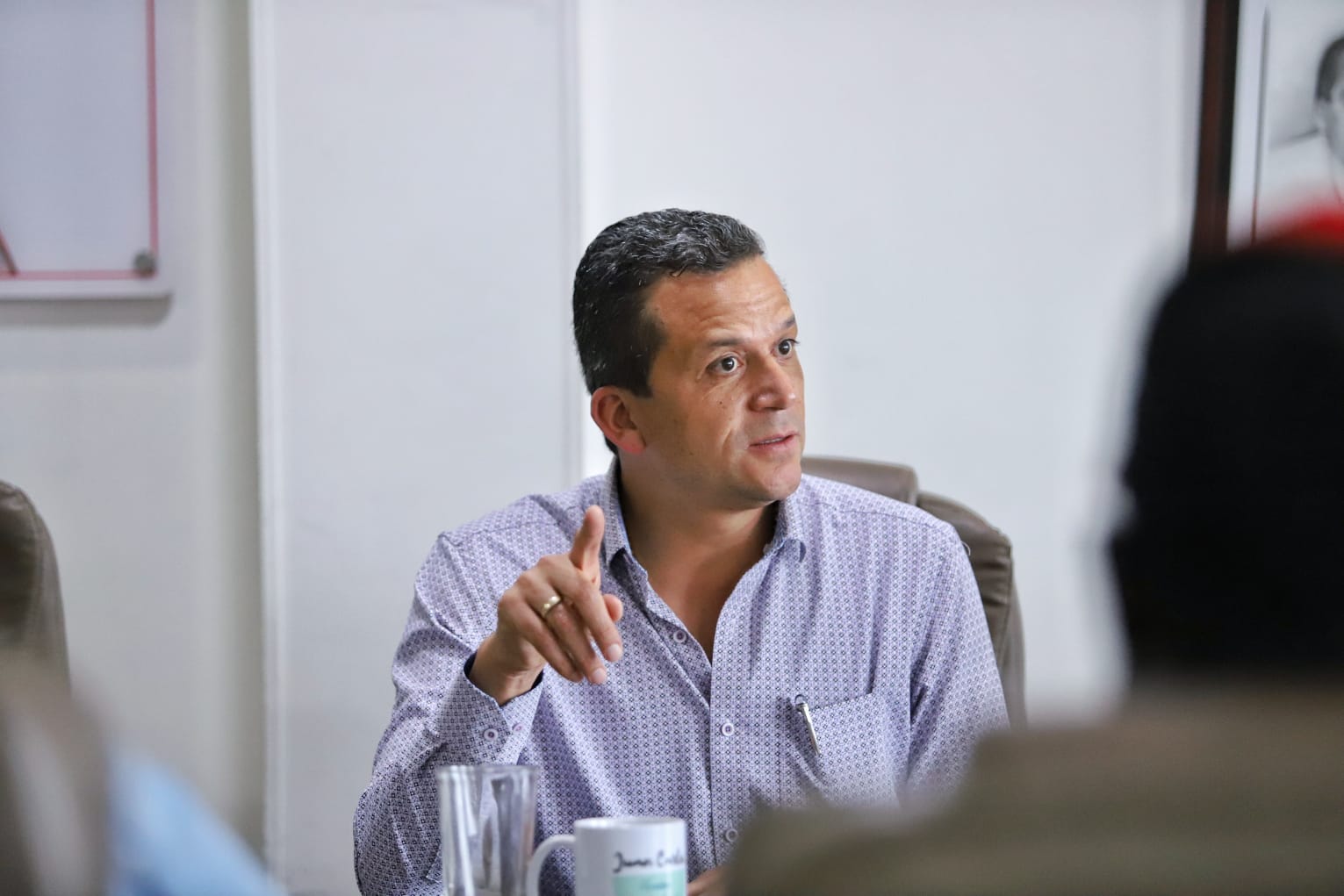 Juan Carlos Saldarriaga. Foto. Twitter oficial de Juan Carlos Saldarriaga.