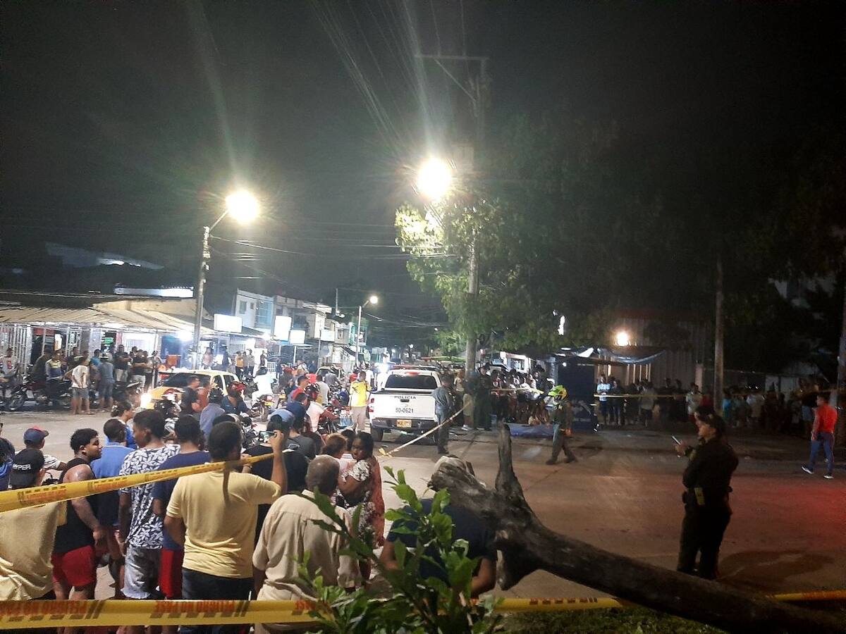 Sicarios mataron a un hombre en vía pública de El Carmelo en Cartagena