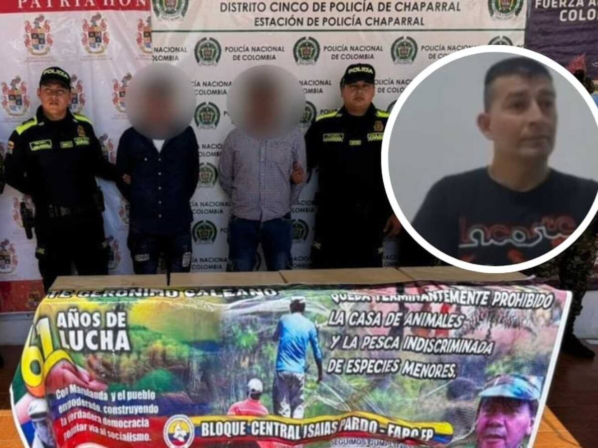 Cárcel para el ´Zarco’, señalado disidente de las Farc acusado de 13 homicidios en el Tolima
