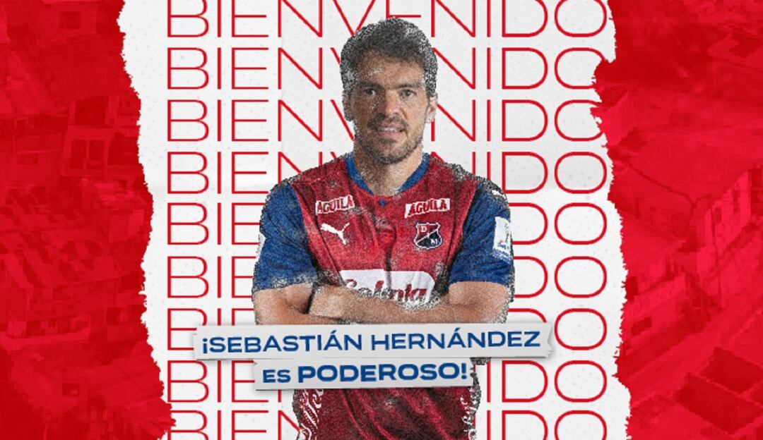 Sebastián Hernández llega procedente del Once Caldas.