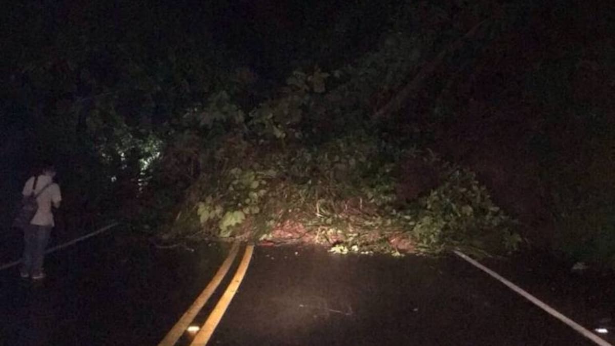 Derrumbes en las vías, principales afectaciones de las lluvias en el Quindío