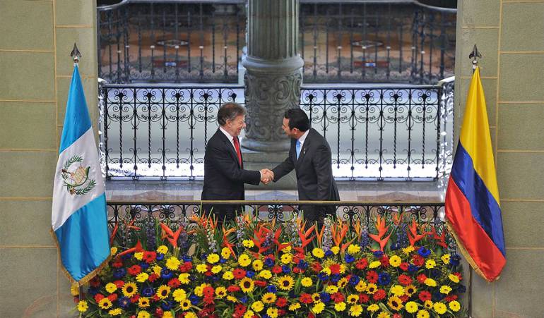 Presidente de Colombia y Guatemala 