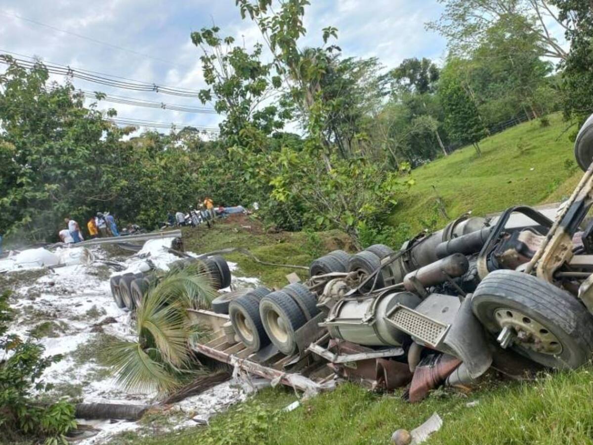 Cuatro muertos en aparatoso accidente en el oriente de Antioquia